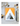 Carte de souhait Artémaï CS-018 Porte triangle orange