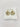 Boucles d'oreilles Créoles Wambra Ceramics Fleurs noires