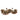 Boucles d'oreilles Plume Brune Création Fish