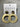 Boucles d'oreilles Cindy Kazak Noir
