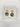 Boucles d'oreilles à tiges Wambra Ceramics Moyens ronds bleus