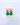 Boucles d'oreilles Audrey Plasticine Vert et rose