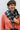 Foulard Jane Kazak Carreaux gris et noir