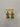 Boucles d'oreilles Lana double Plasticine Bleu et orange