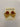 Boucles d'oreilles Rosie Plasticine Doré et Terracotta