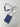 Sac pour téléphone portable Raphia La Belle Époque Bleu Marine