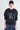 Crewneck unisexe imprimé MTL/YUL Bodybag Noir-noir